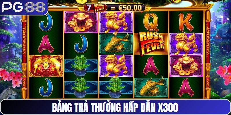 Bảng trả thưởng hấp dẫn x300