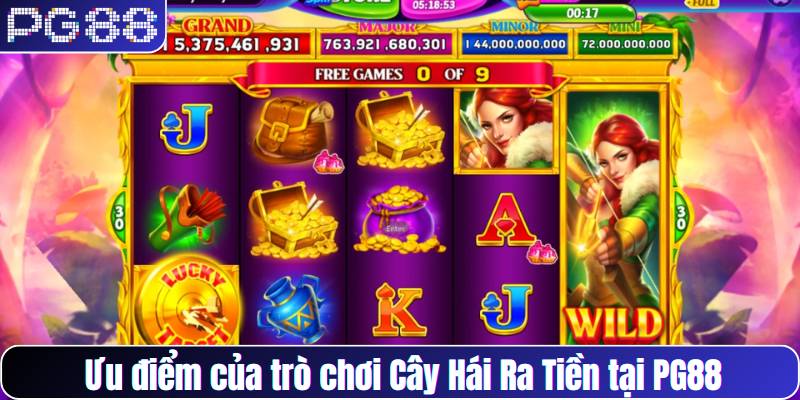 Ưu điểm của mẹo chơi Cây Hái Ra Tiền tại PG88