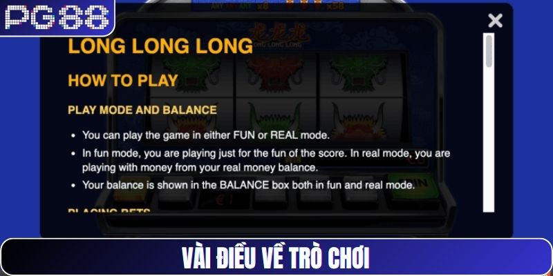 Vài điều về trò chơi