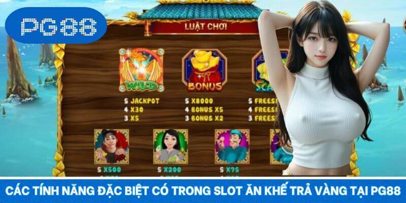 Các tính năng đặc biệt có trong slot Ăn Khế Trả Vàng tại PG88